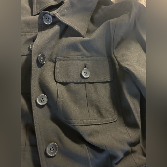 International Concepts Black Jacket with belt size 2 (size small in women’s) - Picture 6 of 7